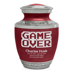 Game Over Sharing Urn - Rose Red