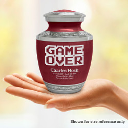 Game Over Sharing Urn - Rose Red