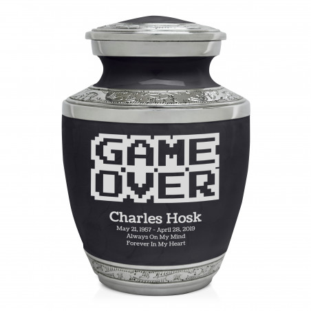 Game Over Sharing Urn - Ebony Black