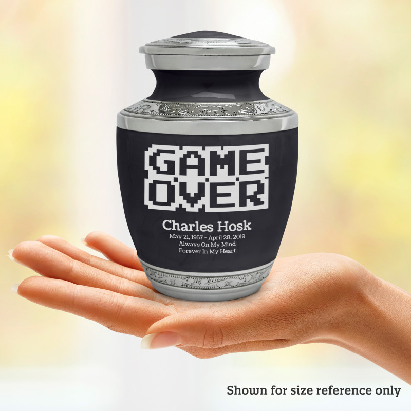 Game Over Sharing Urn - Ebony Black