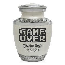 Game Over Sharing Urn - Radiant White