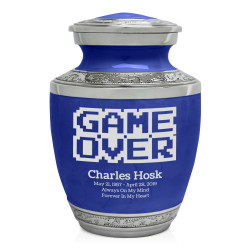 Game Over Sharing Urn - Royal Blue