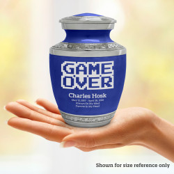 Game Over Sharing Urn - Royal Blue