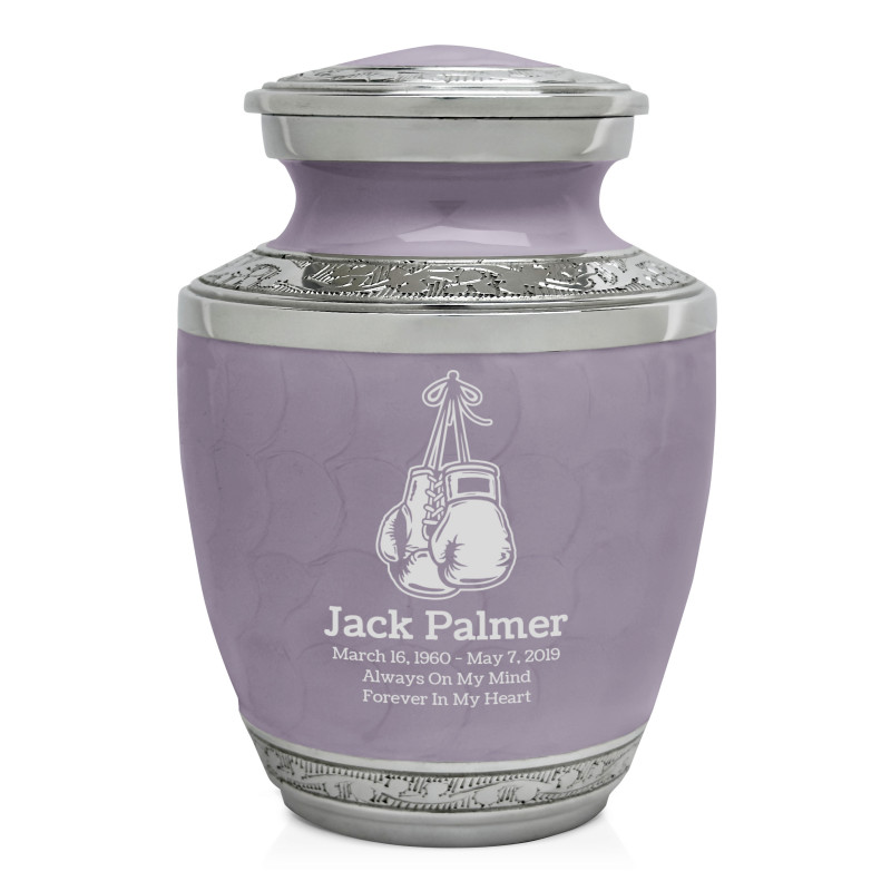 Boxing Gloves Sharing Urn - Regal Purple