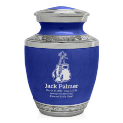 Boxing Gloves Sharing Urn - Royal Blue
