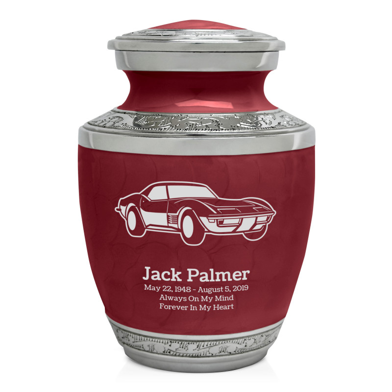 Roadster Sharing Urn - Rose Red