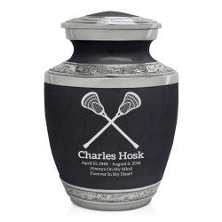 Lacrosse Sharing Urn - Ebony Black