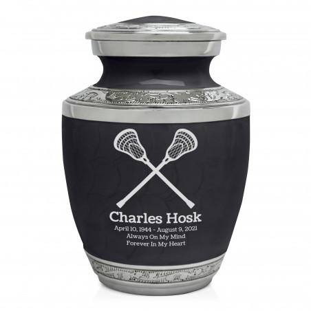 Lacrosse Sharing Urn - Ebony Black