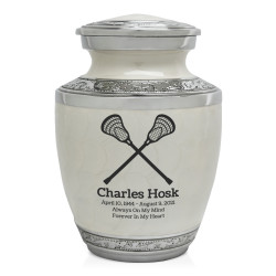 Lacrosse Sharing Urn - Radiant White