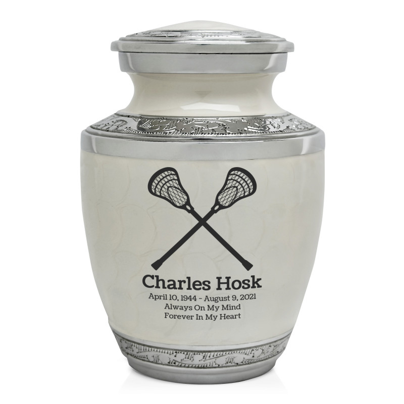 Lacrosse Sharing Urn - Radiant White