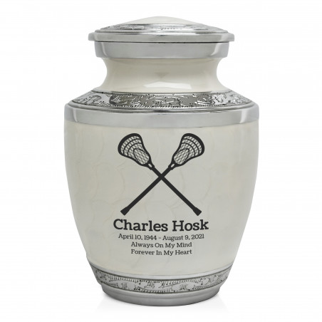 Lacrosse Sharing Urn - Radiant White
