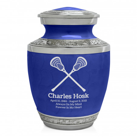 Lacrosse Sharing Urn - Royal Blue