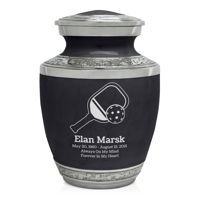 Pickleball Sharing Urn - Ebony Black