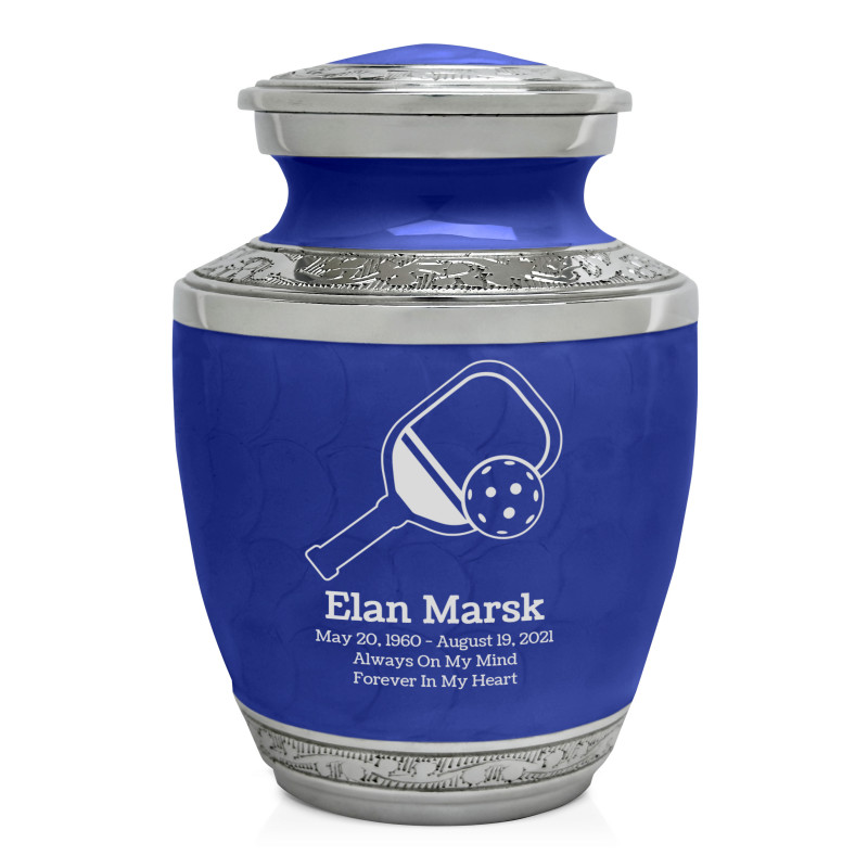 Pickleball Sharing Urn - Royal Blue