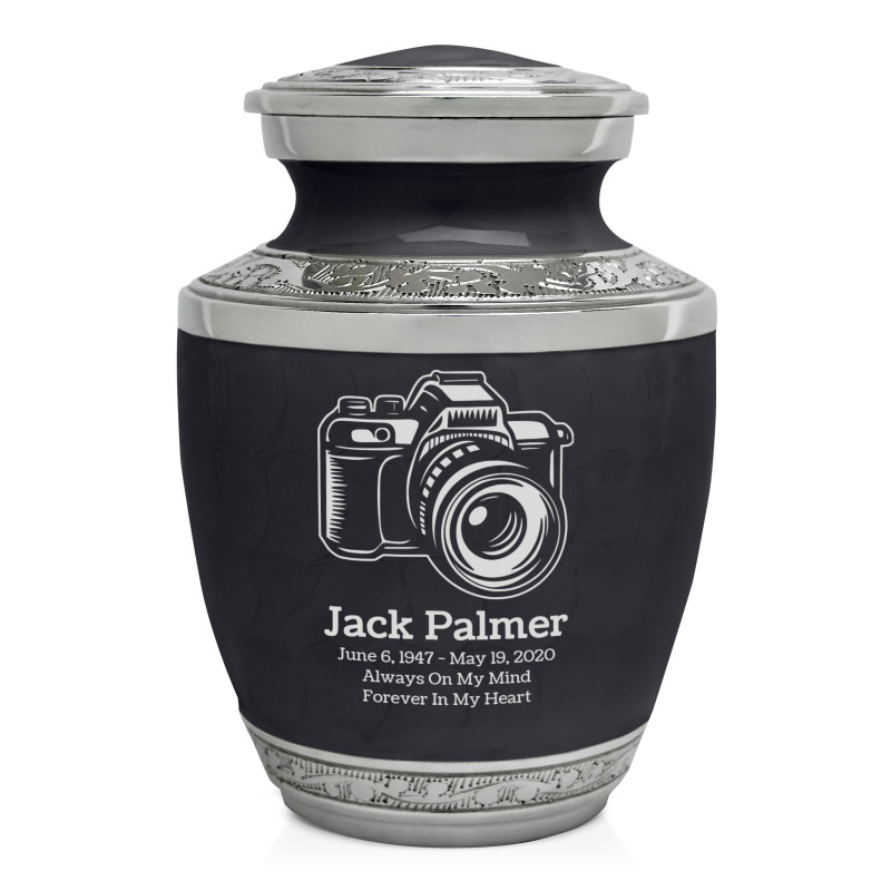 Camera Sharing Urn - Ebony Black