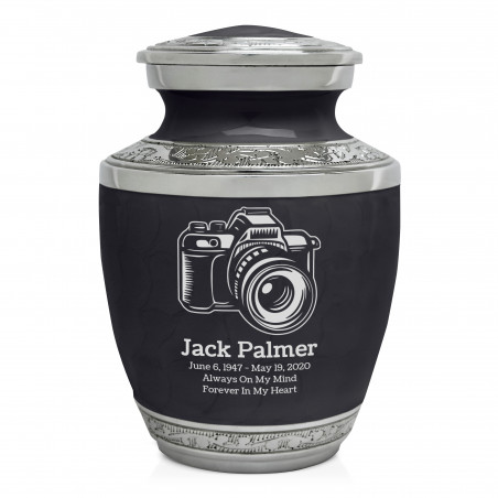 Camera Sharing Urn - Ebony Black