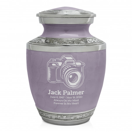 Camera Sharing Urn - Regal Purple