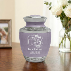 Camera Sharing Urn - Regal Purple