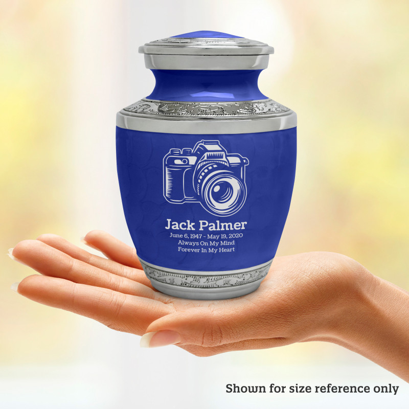 Camera Sharing Urn - Royal Blue
