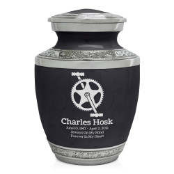 Bike Crank Sharing Urn - Ebony Black