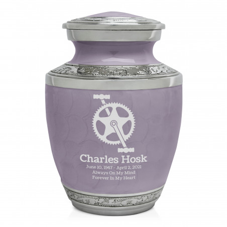 Bike Crank Sharing Urn - Regal Purple
