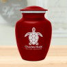 Sea Turtle Sharing Urn - Ruby Red