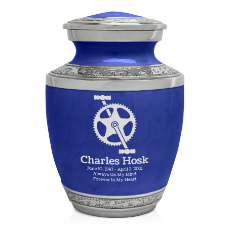 Bike Crank Sharing Urn - Royal Blue