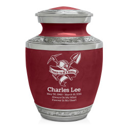 Miner Sharing Urn - Rose Red