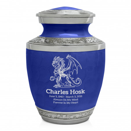 Dragon Sharing Urn - Royal Blue