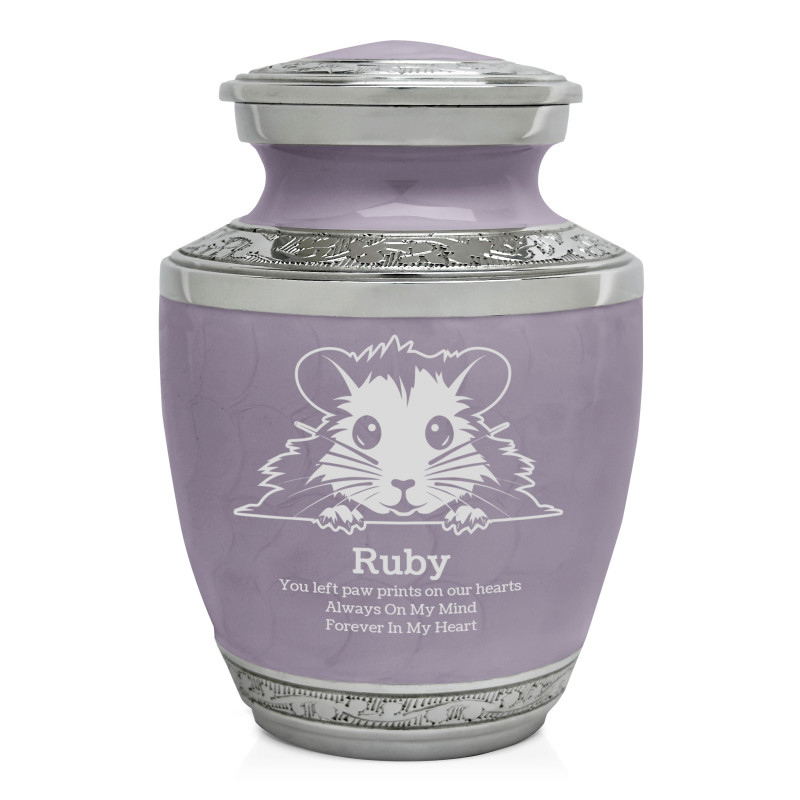 Hamster Sharing Urn - Regal Purple