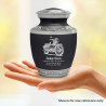 Classic Motorcycle Sharing Urn - Ebony Black