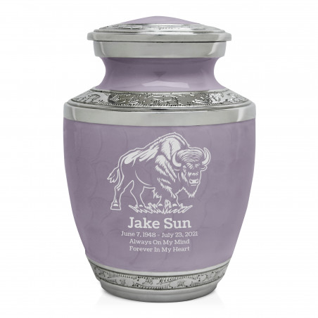 Buffalo Sharing Urn - Regal Purple