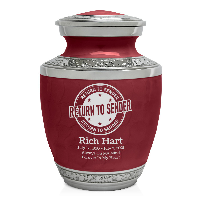 Return to Sender Sharing Urn - Rose Red
