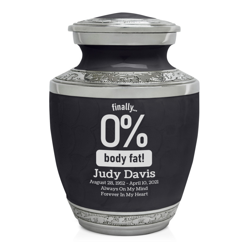 0% Body Fat Sharing Urn - Ebony Black