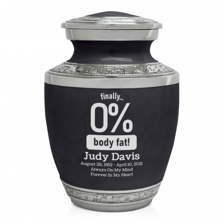0% Body Fat Sharing Urn - Ebony Black