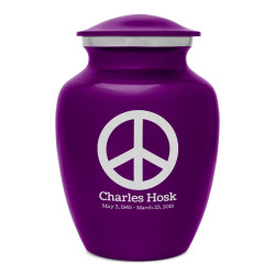 Peace Sharing Urn - Purple Luster
