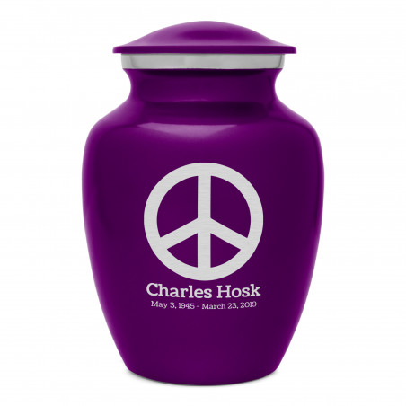 Peace Sharing Urn - Purple Luster