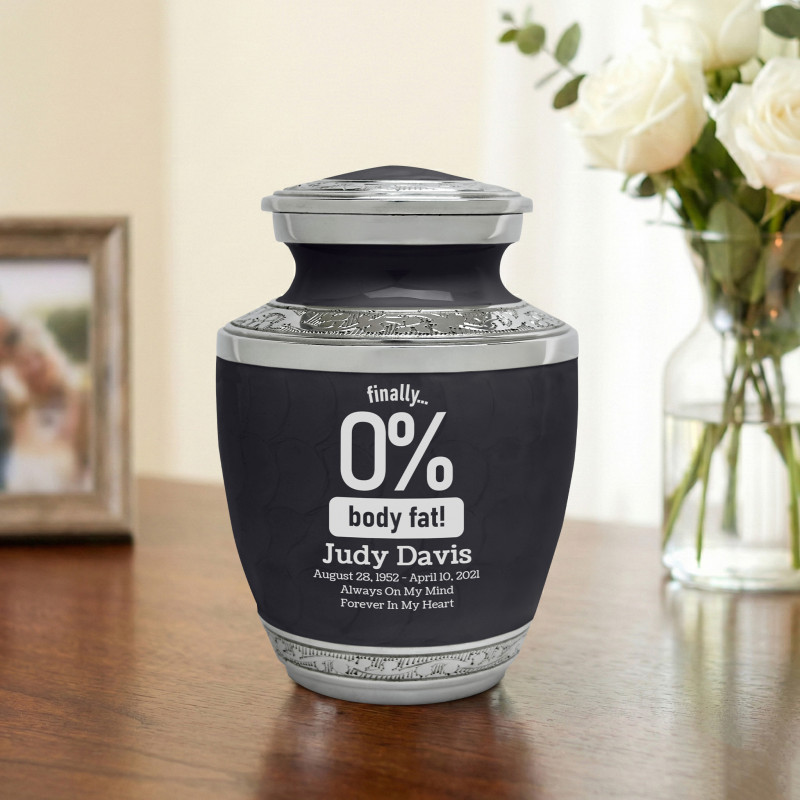 0% Body Fat Sharing Urn - Ebony Black