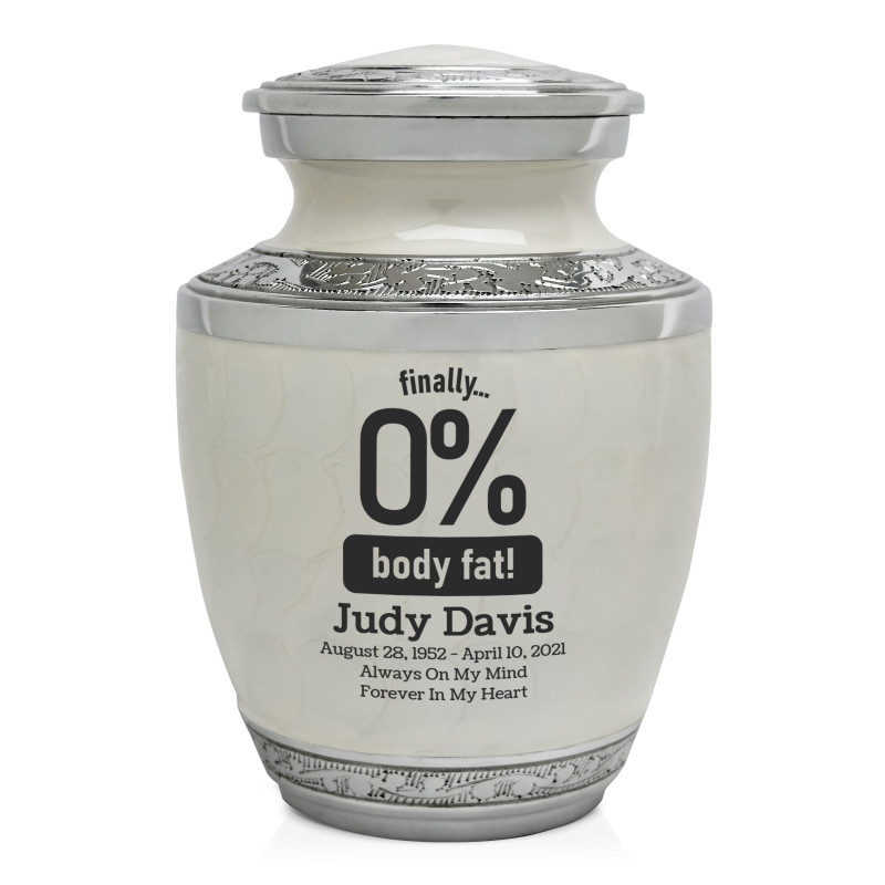 0% Body Fat Sharing Urn - Radiant White