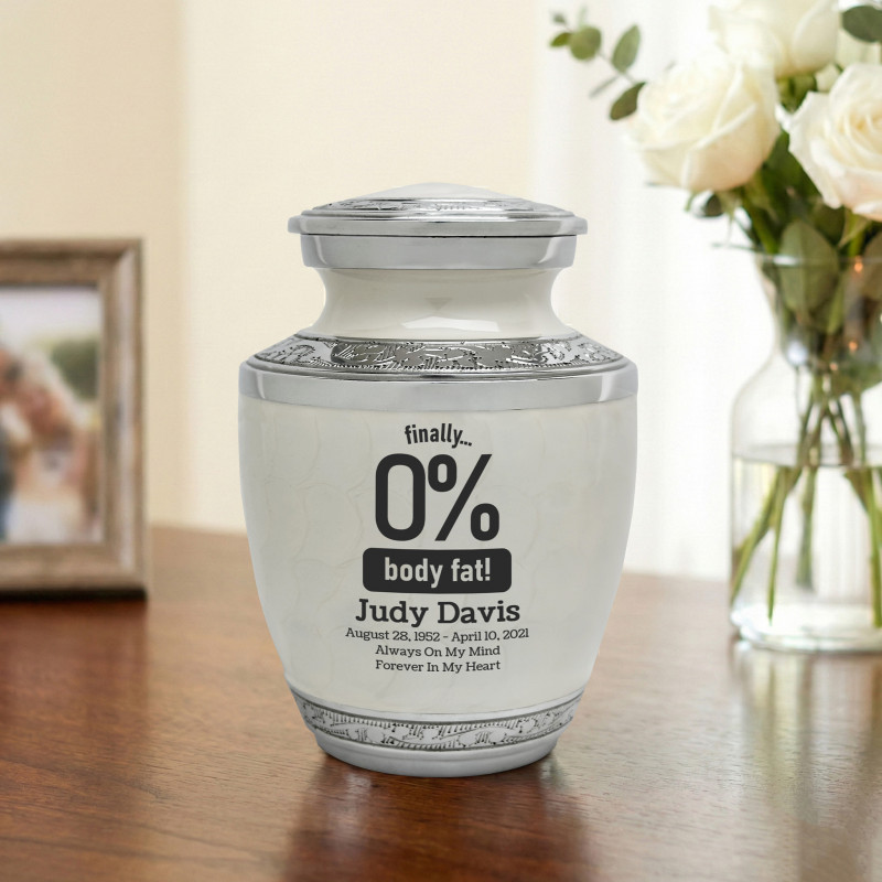 0% Body Fat Sharing Urn - Radiant White