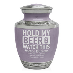 Hold My Beer Watch This Sharing Urn - Regal Purple
