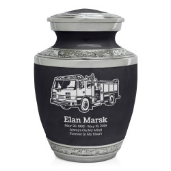 Firetruck Sharing Urn - Ebony Black