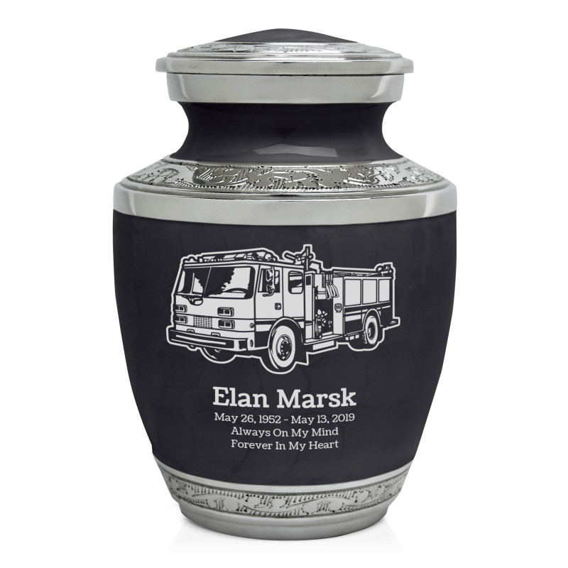 Firetruck Sharing Urn - Ebony Black