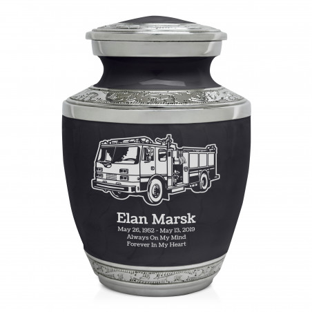 Firetruck Sharing Urn - Ebony Black