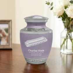 Harmonica Sharing Urn - Regal Purple