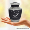 Sleeping Cat Pet Cremation Urn - Ebony Black