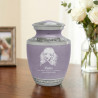 Small Poodle Pet Cremation Urn - Regal Purple