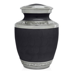 Small Cavapoo Pet Cremation Urn - Ebony Black