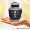 Small Brittany Spaniel Pet Cremation Urn - Ebony Black
