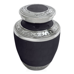 Small Cockapoo Pet Cremation Urn - Ebony Black